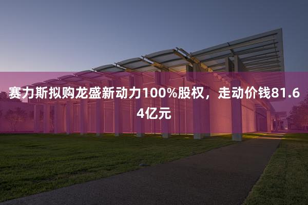 赛力斯拟购龙盛新动力100%股权，走动价钱81.64亿元