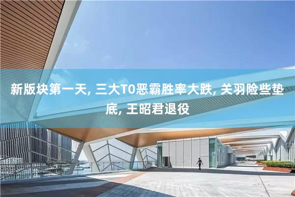 新版块第一天, 三大T0恶霸胜率大跌, 关羽险些垫底, 王昭君退役