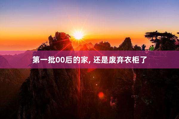 第一批00后的家, 还是废弃衣柜了